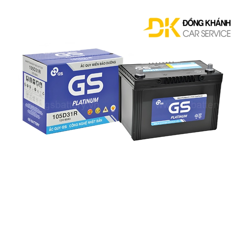 Ắc Quy GS MF 105D31R 12V - 90Ah