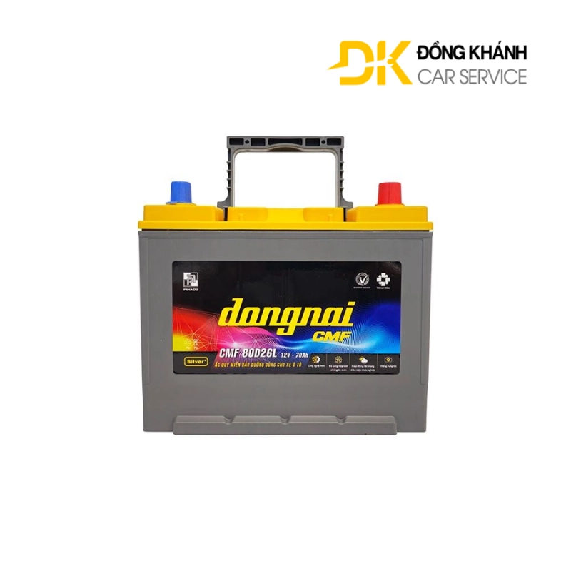 Ắc Quy Đồng Nai Khô 12V-70Ah - CMF 80D26L 