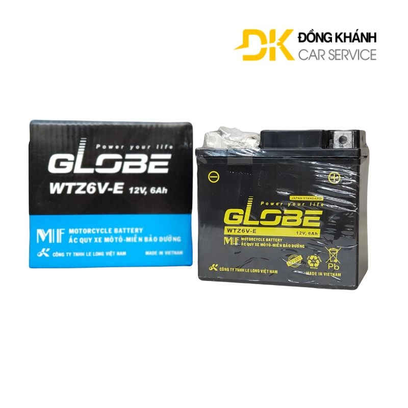 Ắc Quy GLOBE WTZ6V-E 12V - 6Ah