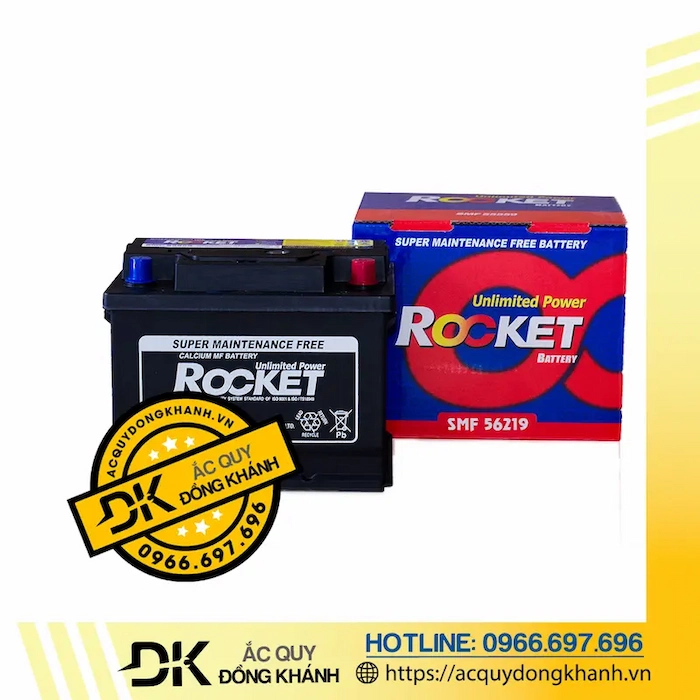 Ắc Quy ROCKET SMF 56219 12V 62AH