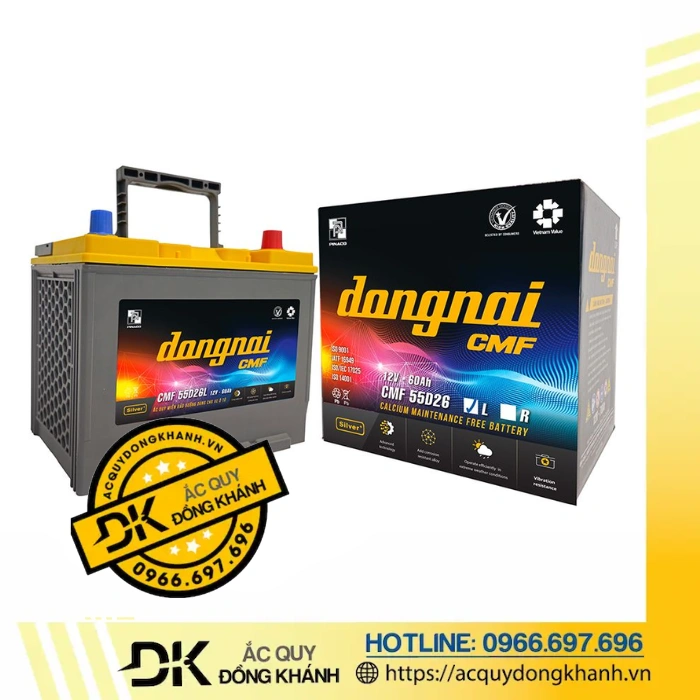 ắc quy đồng nai 12v 60ah