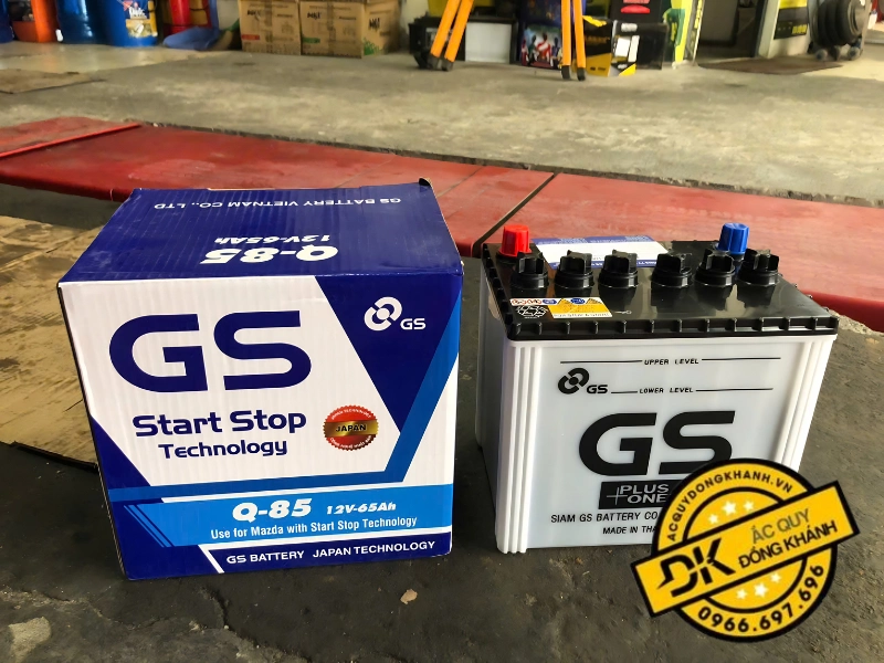 Những ưu điểm vượt trội của bình ắc quy GS Q85 65Ah