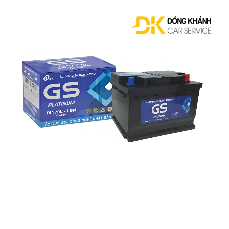 Ắc Quy GS MF Din70L LBN 12V - 70Ah
